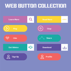 cta web button collection	
