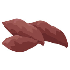 焼き芋のイラスト素材セット　ベクター