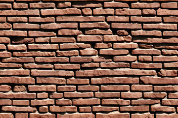 Fototapeta premium Room Decoration Ideas with Elegant Brick Wall Wallpaper create with Generative AI