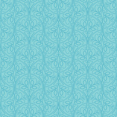 Seamless texture with floral arabic ornament. Vector vintage pattern. Oriental design for textile and cloth