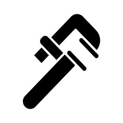 Solid CALIPER design vector icon