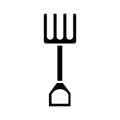 Solid HARROW design vector icon