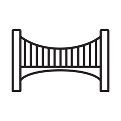 BRIDGE design vector icon