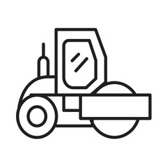 ROAD ROLLER design vector icon