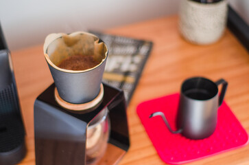 preparación de café 