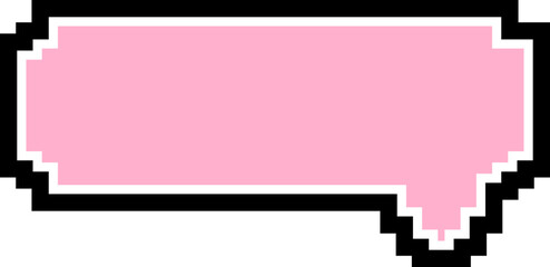 pixel 8bit text box, speech bubble, messages box