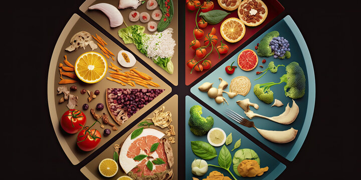 Sample food at each meal Foods with health benefits - Generative AI