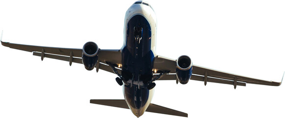 A Commercial air plane take off on a day time. © tanarch