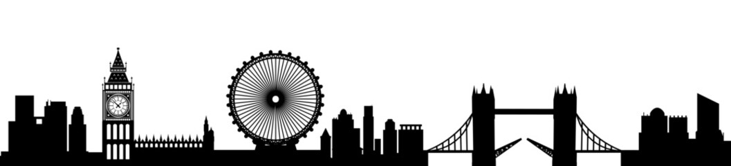 London city silhouette skyline - stock vector © dlyastokiv