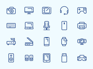 Devices - Icon Set - Outline