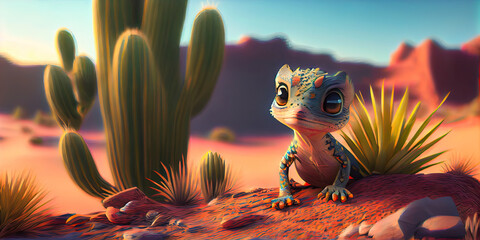 Southwestern Arizona desert lizard