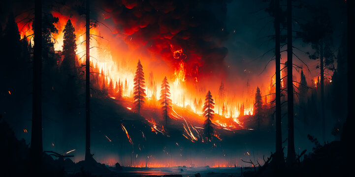 forest fire hd