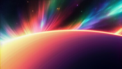 beautiful colorful galaxy space background Generative AI