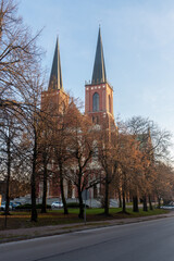 The Archcathedral Basilica of the Holy Family is a neo-Gothic, three-nave church in Czestochowa