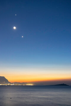Congiunzione luna venere giove
