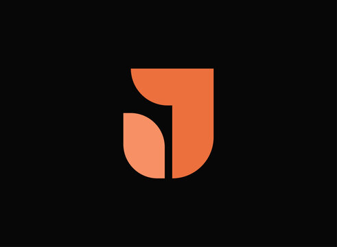 J1 letter mark monogram logo design. j letters minimal minimalist trendy professional marks for business or company. 