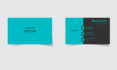 creative modern name card and business card