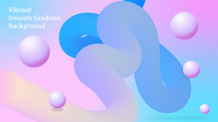 abstrust pink and blue wave gradient background