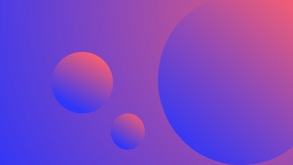 banner design background with circle