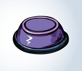 Button. Vector drawing