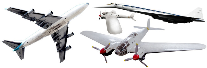 Entwicklung von Flugzeugkonstruktionen. Flugzeug.	
 - obrazy, fototapety, plakaty