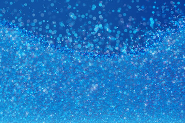 Fototapeta na wymiar Blue sparkle glitter abstract background Generative AI