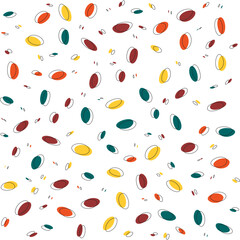 Organic shapes pattern, Design for fabric prints, tile pattern, wallpaper