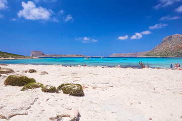 The island Gramvousa and the bay Balos