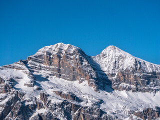 Faloria veduta delle Tofane -  Tofana di Mezzo,Tofana di Dentro