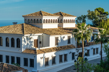 Typical architecture in the town of Mijas, Spain