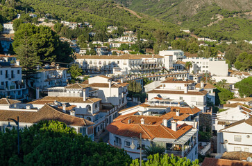 View of the town of Mijas, Spain