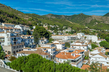 Fototapeta premium View of the town of Mijas, Spain