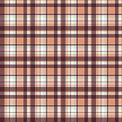 Brown and Orange Plaid Pattern