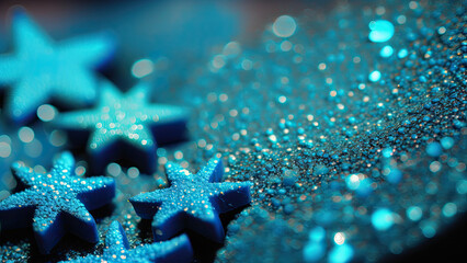 Blue Stars & Glitter (and Dust)