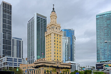 Freedom Tower, building in Miami, Florida. It was designed by Schultze and Weaver and used as...