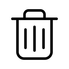 garbage icon or logo isolated sign symbol vector illustration - high quality black style vector icons
