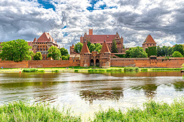 Malbork Castle, capital of the Teutonic Order in Poland