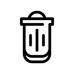 garbage icon or logo isolated sign symbol vector illustration - high quality black style vector icons
