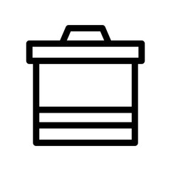 garbage icon or logo isolated sign symbol vector illustration - high quality black style vector icons
