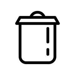 garbage icon or logo isolated sign symbol vector illustration - high quality black style vector icons
