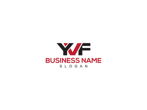 YVF Three Letter, Minimalist yvf Logo Icon For Business