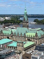 View of the Hamburg City Hall