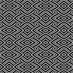 Seamless repeating pattern.Black and 
white pattern  for decor, textile ,fabric,wallpapers and backgrounds.