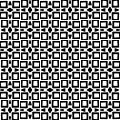 Seamless repeating pattern.Black and 
white pattern  for decor, textile ,fabric,wallpapers and backgrounds.
