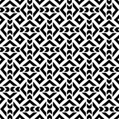 Seamless repeating pattern.Black and 
white pattern  for decor, textile ,fabric,wallpapers and backgrounds.