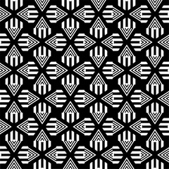 Seamless repeating pattern.Black and 
white pattern  for decor, textile ,fabric,wallpapers and backgrounds.