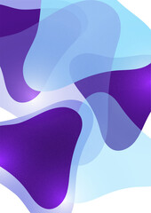 Abstract background from rounded triangles overlapping each other. Geometric trendy template. Vector illustration for wallpaper, banner, background, postcard, book illustration