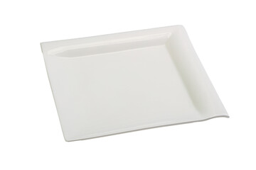 White proclean plate for serving