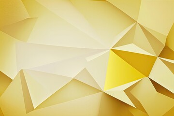 Yellow abstract background of intersecting lines. Generative AI