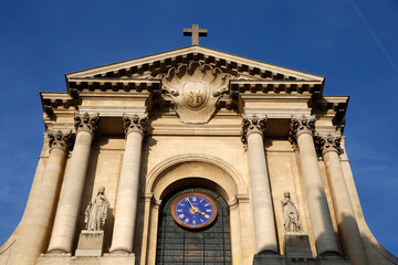 Gospel concert in St. Roch church, Paris. France.